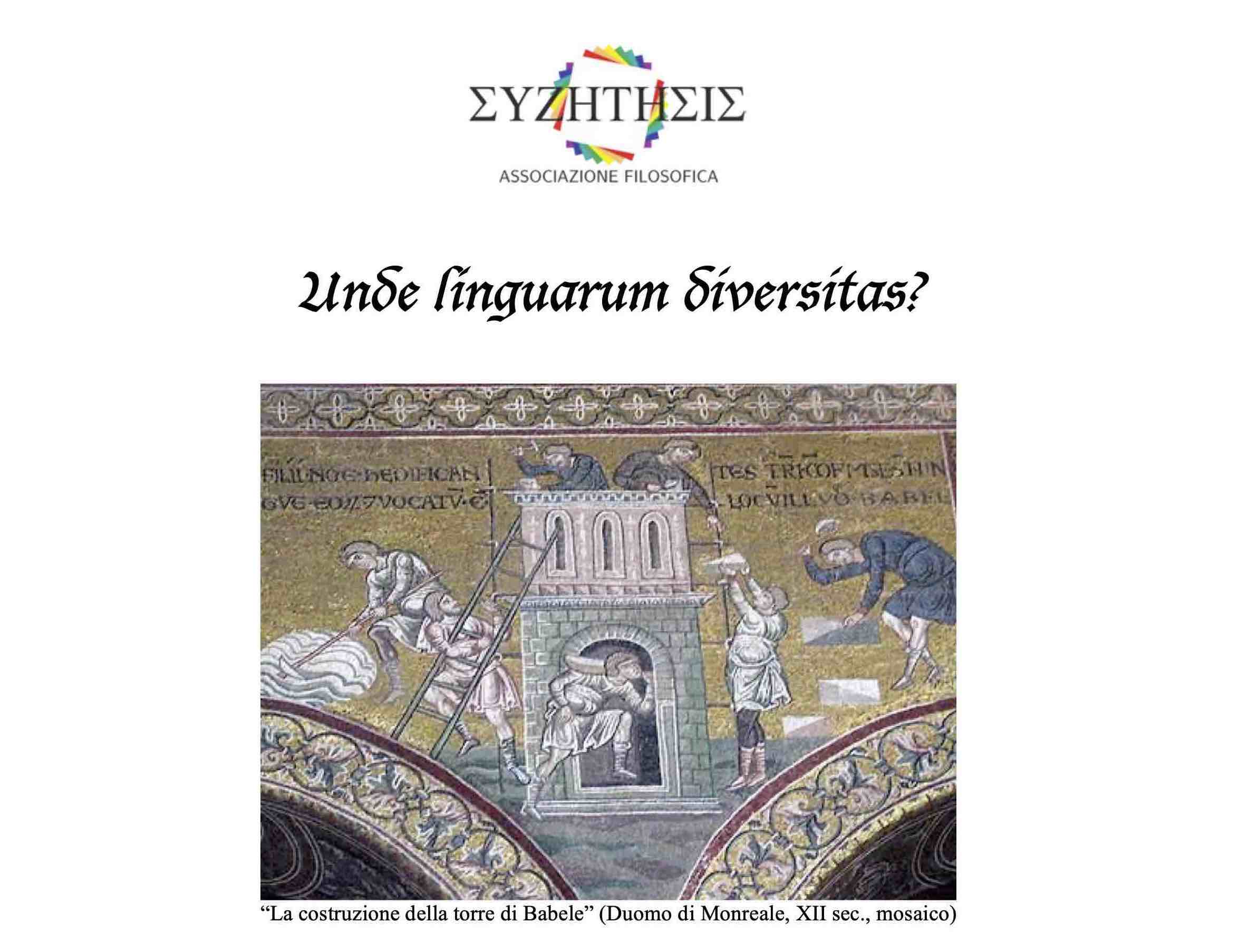Unde Linguarum Diversitats?